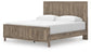 Rusticott  Panel Bed With Mirrored Dresser