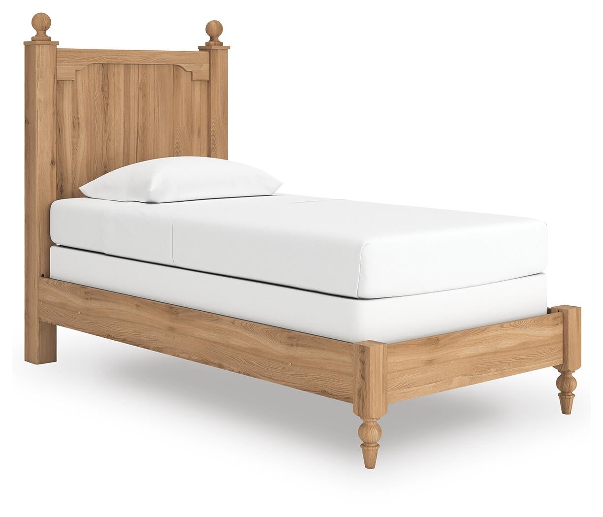 Aleaport  Panel Bed With Mirrored Dresser