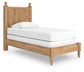 Aleaport  Panel Bed With Mirrored Dresser