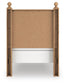Aleaport  Panel Bed With Mirrored Dresser