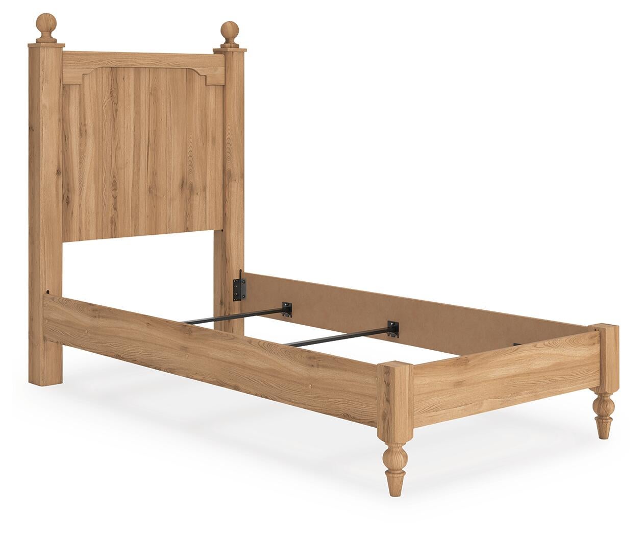 Aleaport  Panel Bed With Mirrored Dresser
