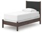 Pamytta  Upholstered Panel Bed, Dresser, Mirror, Chest And Nightstand
