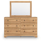 Aleaport  Panel Bed With Mirrored Dresser