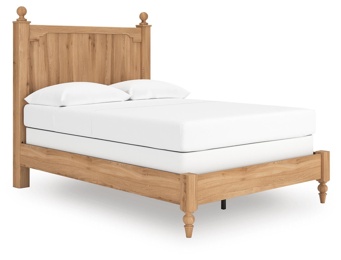 Aleaport  Panel Bed With Mirrored Dresser