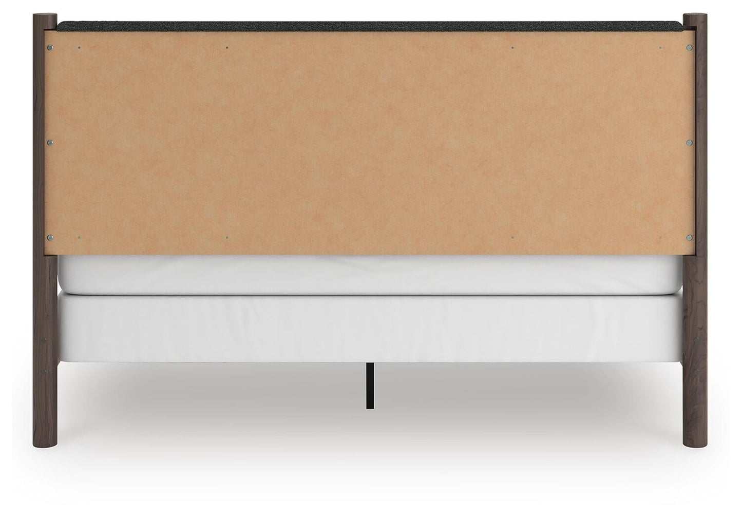 Pamytta  Upholstered Panel Bed, Dresser And Mirror