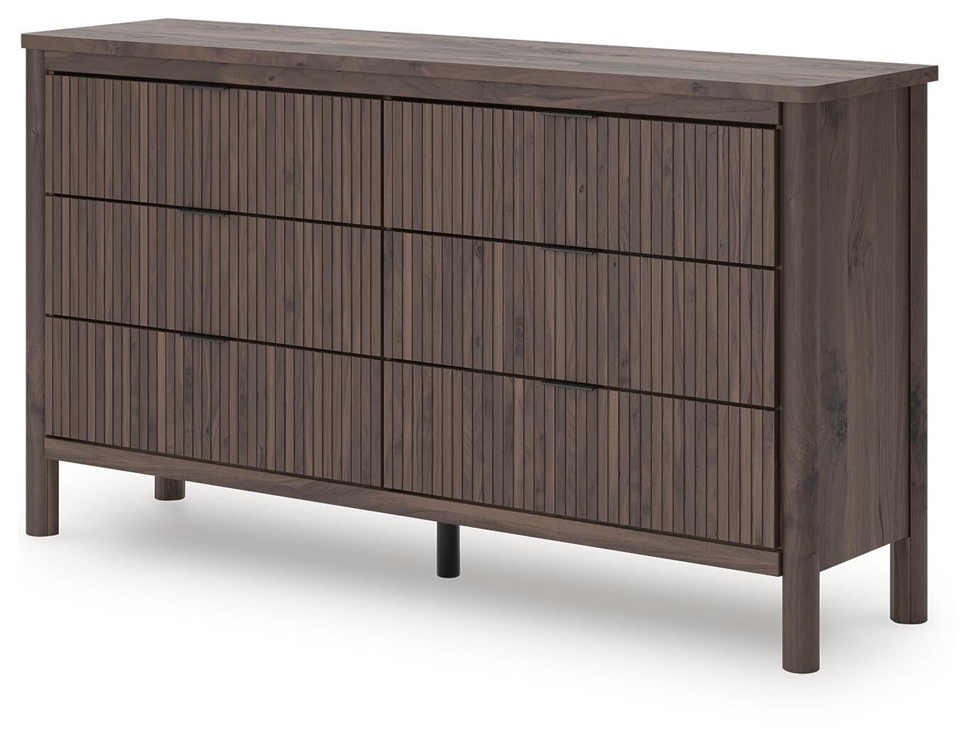 Pamytta  Panel Platform Bed, Dresser, Mirror And Nightstand