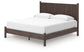 Pamytta  Panel Platform Bed, Dresser And Mirror