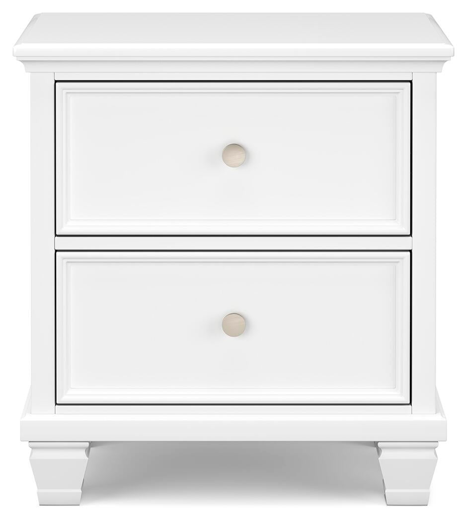 Fortman  Panel Storage Bed With Mirrored Dresser And Nightstand