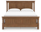 Rowlenstown  Poster Bed With Mirrored Dresser And Nightstand