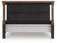 Rowlenstown  Poster Bed With Mirrored Dresser And Nightstand