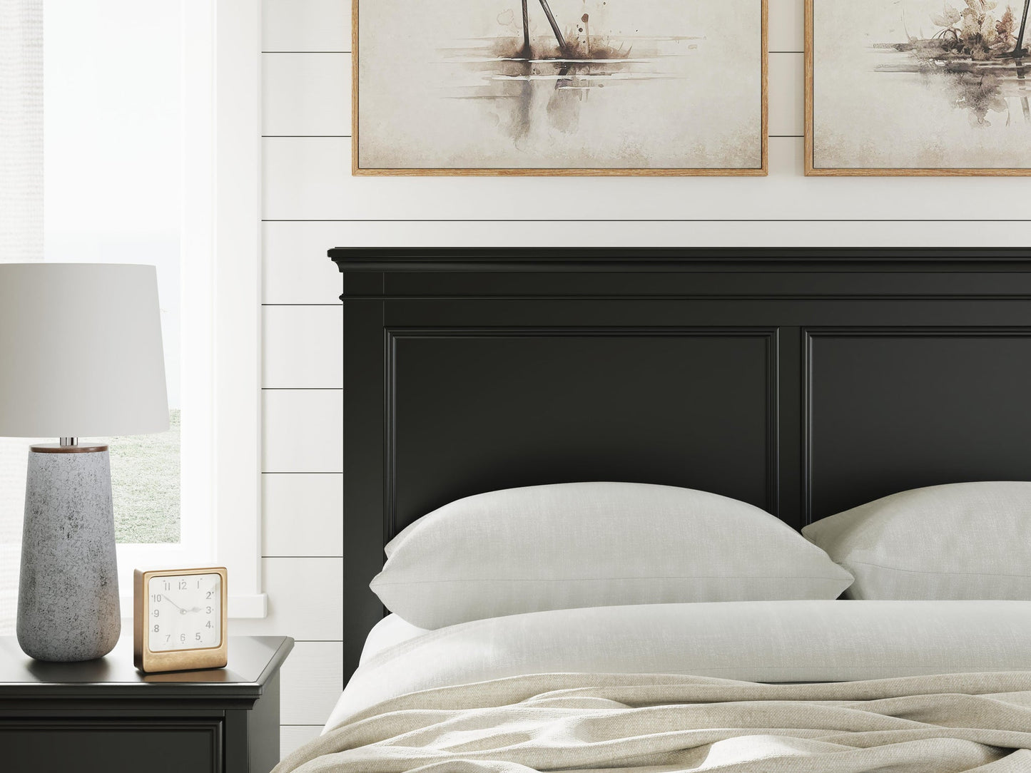 Lanolee  Panel Storage Bed, Dresser And Mirror