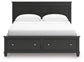 Lanolee California  Panel Storage Bed, Dresser, Mirror And Nightstand