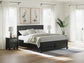 Lanolee California  Panel Storage Bed, Dresser, Mirror And Nightstand