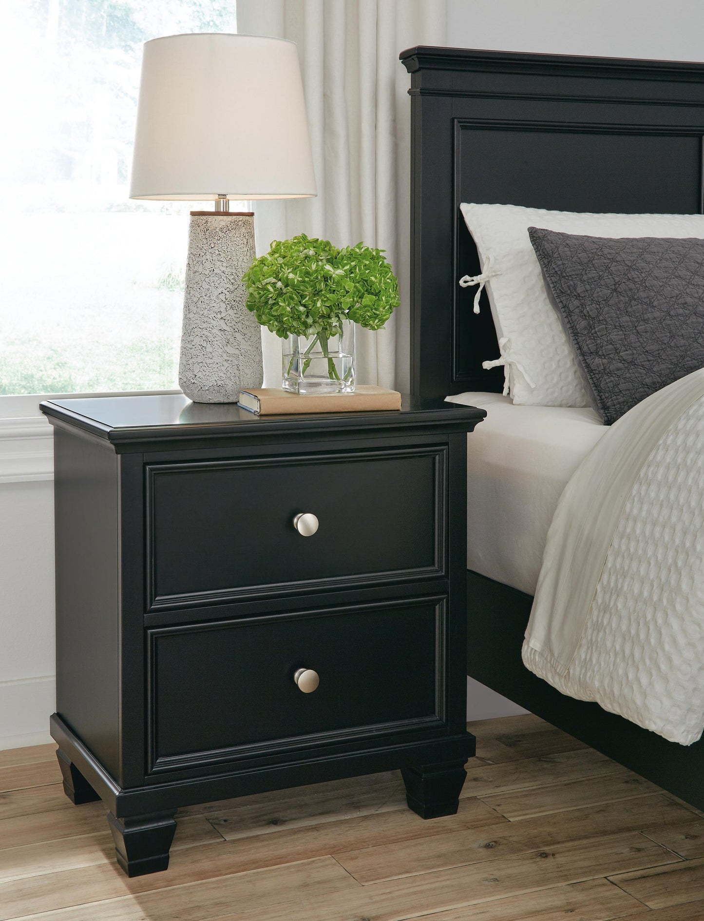 Lanolee California  Panel Storage Bed, Dresser, Mirror And Nightstand