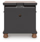 Rowlenstown  Poster Bed With Mirrored Dresser And Nightstand