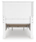 Fortman  Panel Storage Bed, Dresser, Mirror And Nightstand