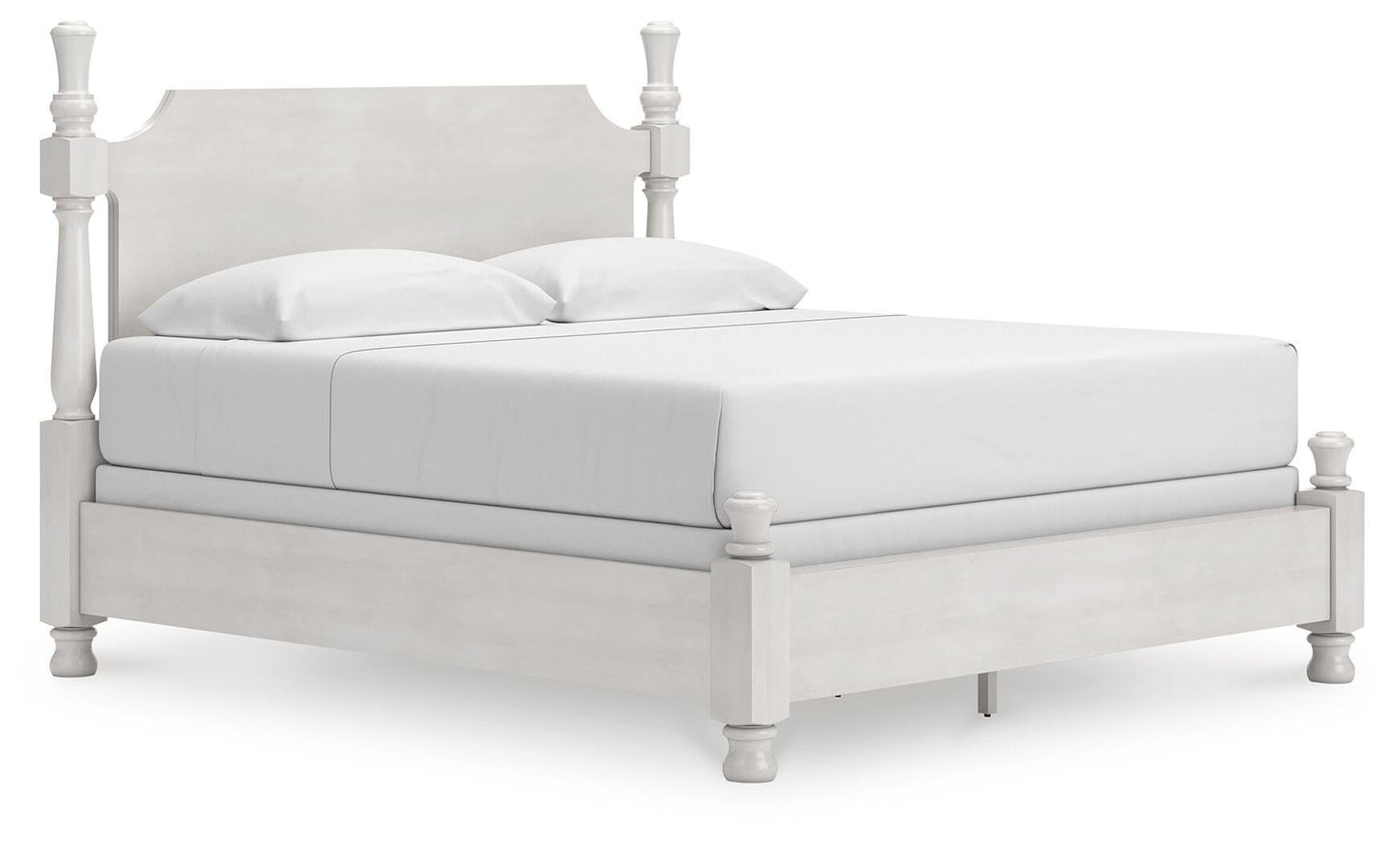 Rowlenstown  Poster Bed, Dresser And Mirror