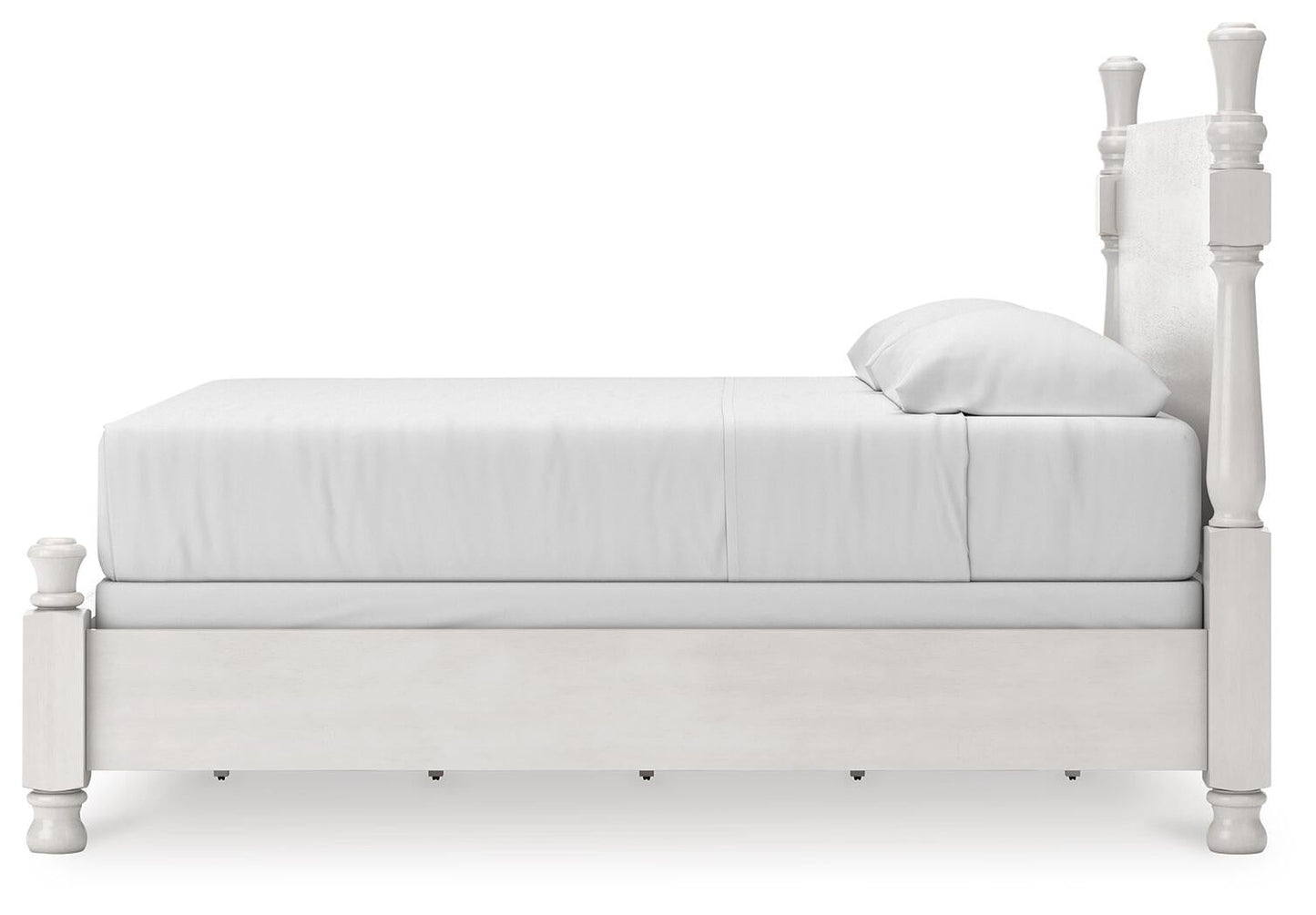 Rowlenstown  Poster Bed, Dresser And Mirror
