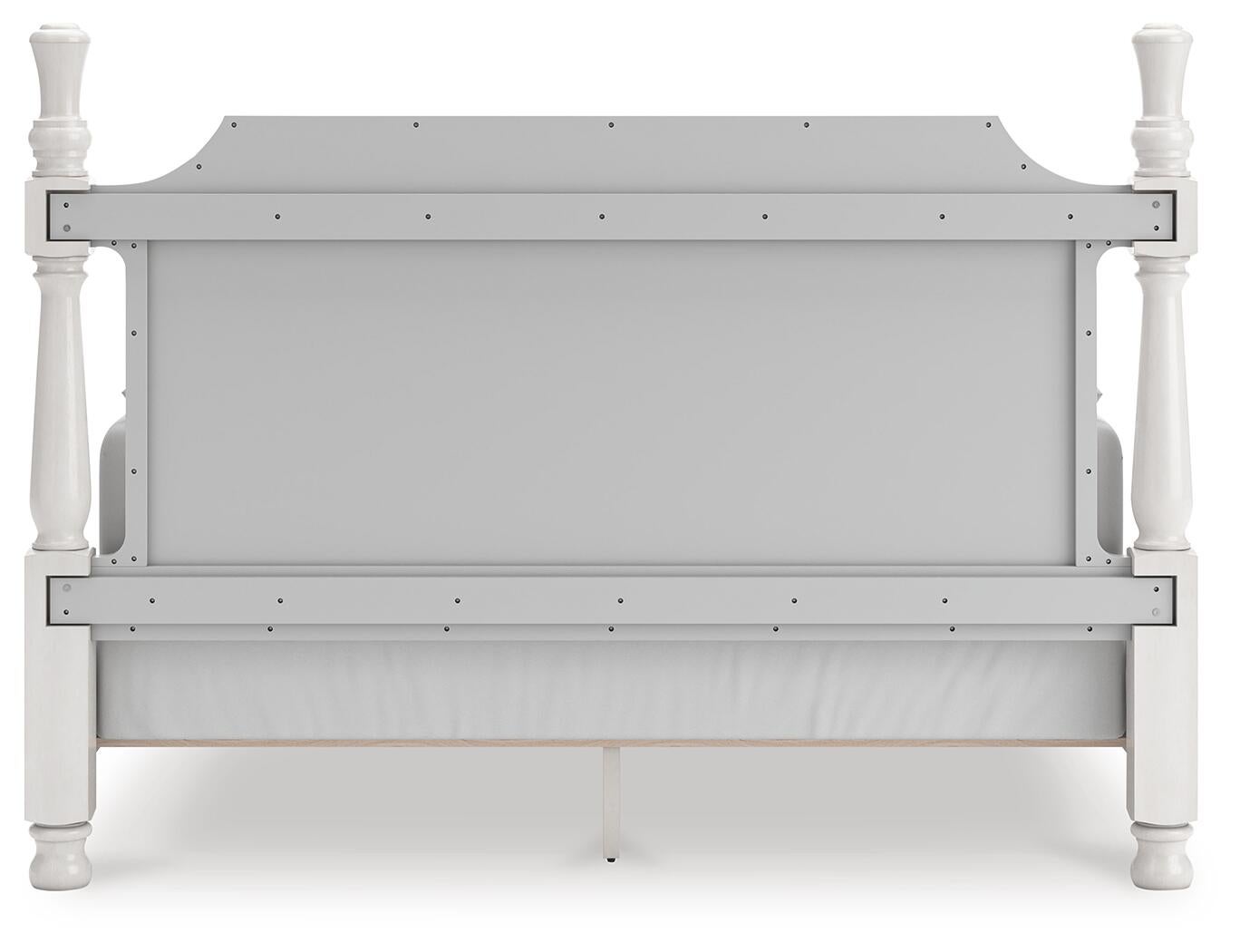 Rowlenstown  Poster Bed, Dresser, Mirror And Nightstand