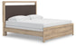 Kinlanni  Upholstered Panel Bed, Dresser, Mirror And Nightstand