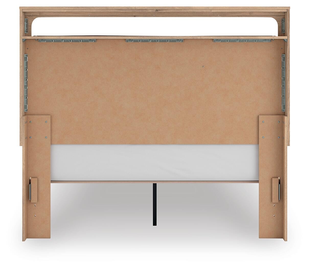 Kinlanni  Upholstered Platform Bed, Dresser, Mirror And Nightstand