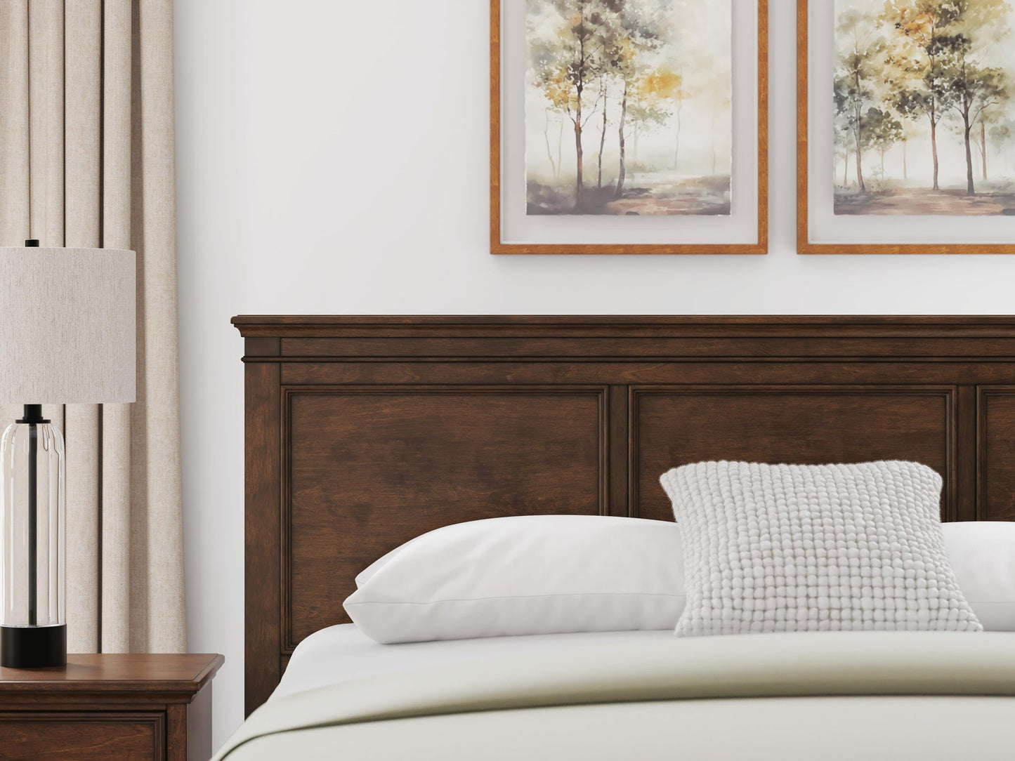 Danabrin California  Panel Storage Bed, Dresser And Mirror