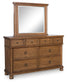 Rowlenstown California  Poster Bed With Mirrored Dresser