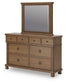Rowlenstown California  Poster Bed With Mirrored Dresser