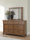 Rowlenstown California  Poster Bed With Mirrored Dresser