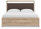 Kinlanni  Upholstered Platform Bed, Dresser, Mirror And Nightstand