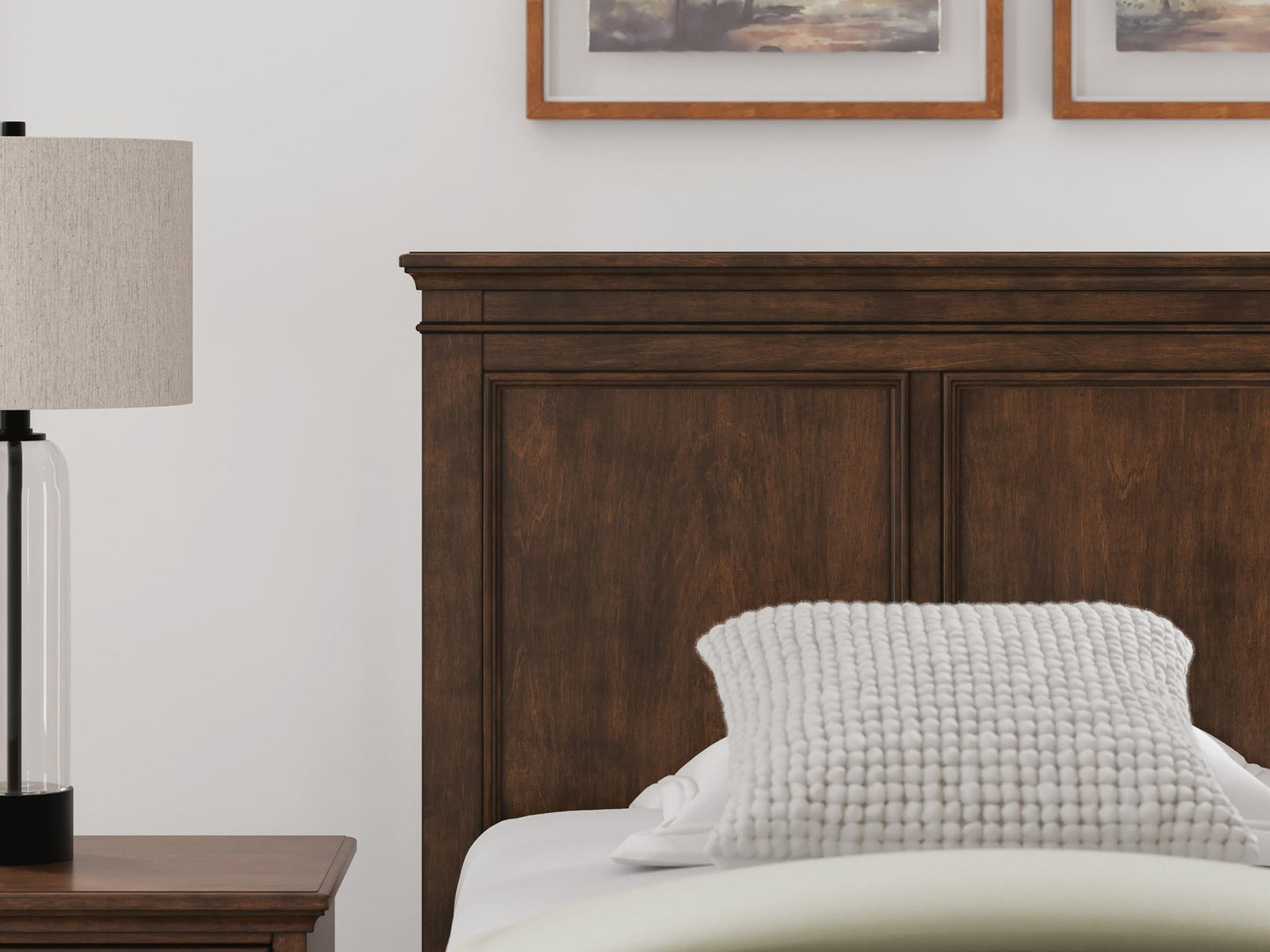 Danabrin  Panel Storage Bed, Dresser And Mirror