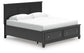 Lanolee  Panel Storage Bed, Dresser And Mirror