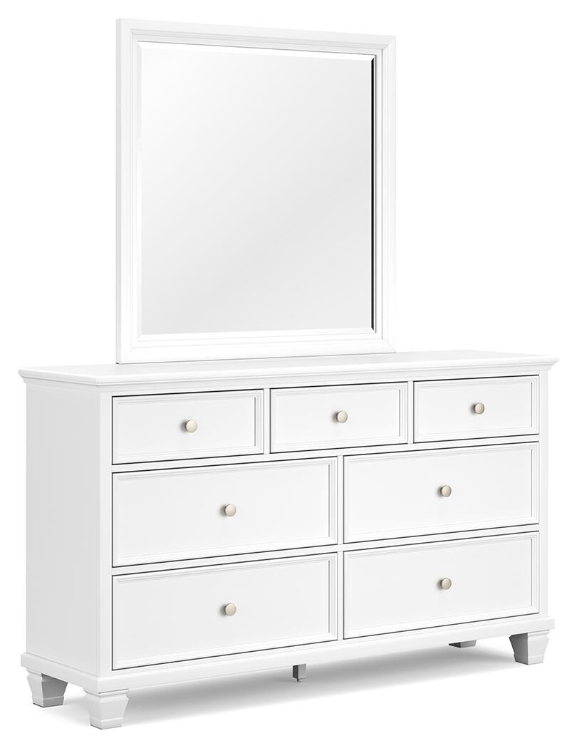 Fortman  Panel Storage Bed, Dresser And Mirror