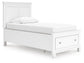Fortman  Panel Storage Bed, Dresser And Mirror