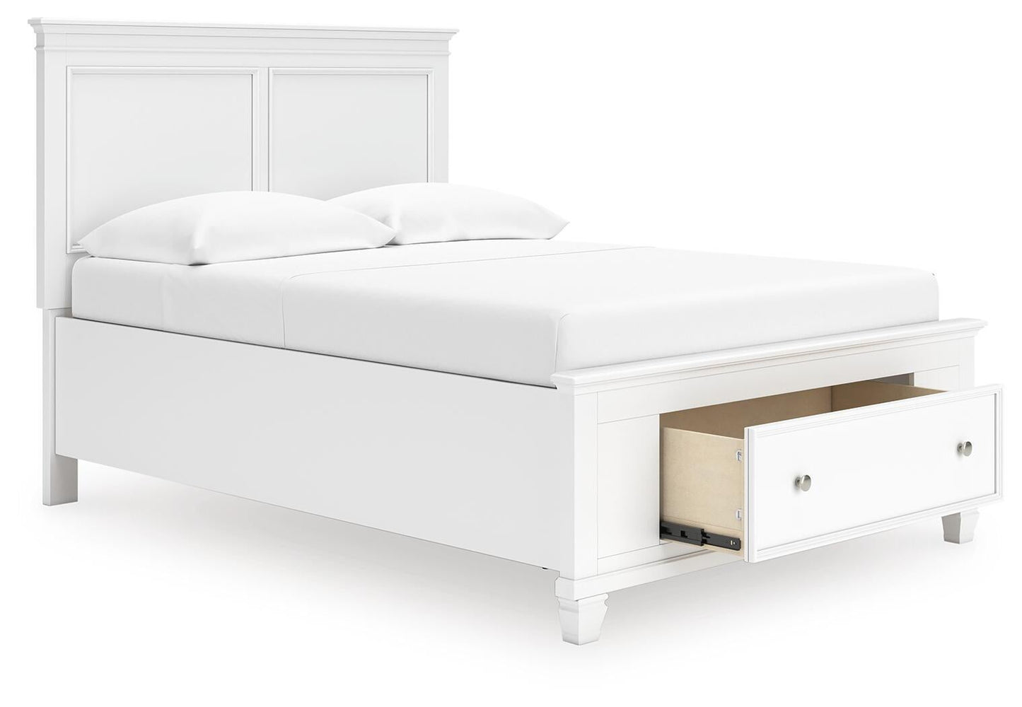 Fortman  Panel Storage Bed, Dresser, Mirror And Nightstand