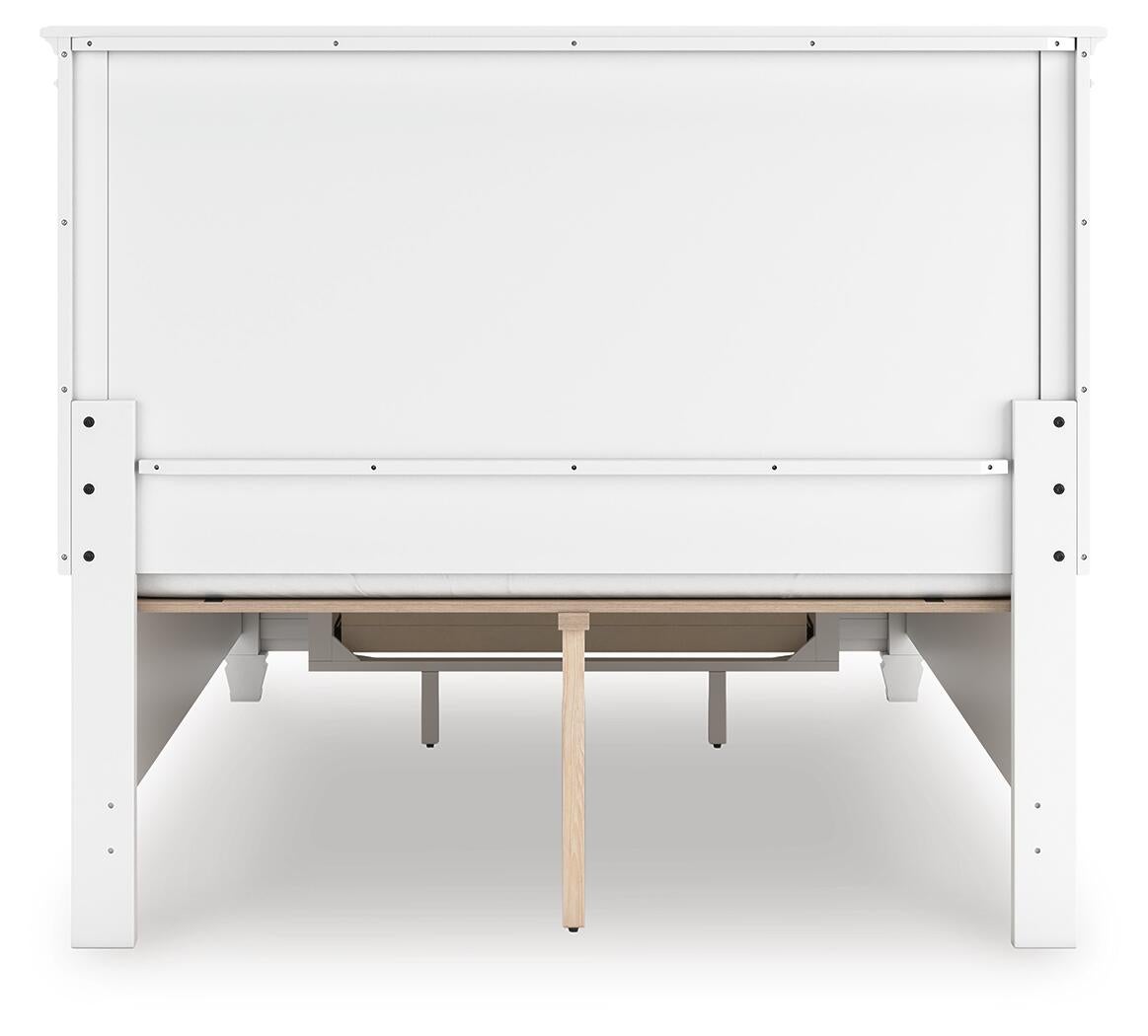 Fortman  Panel Storage Bed, Dresser, Mirror And Nightstand