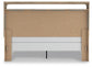 Kinlanni  Upholstered Panel Bed, Dresser And Mirror