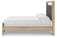 Kinlanni  Upholstered Panel Bed, Dresser And Mirror