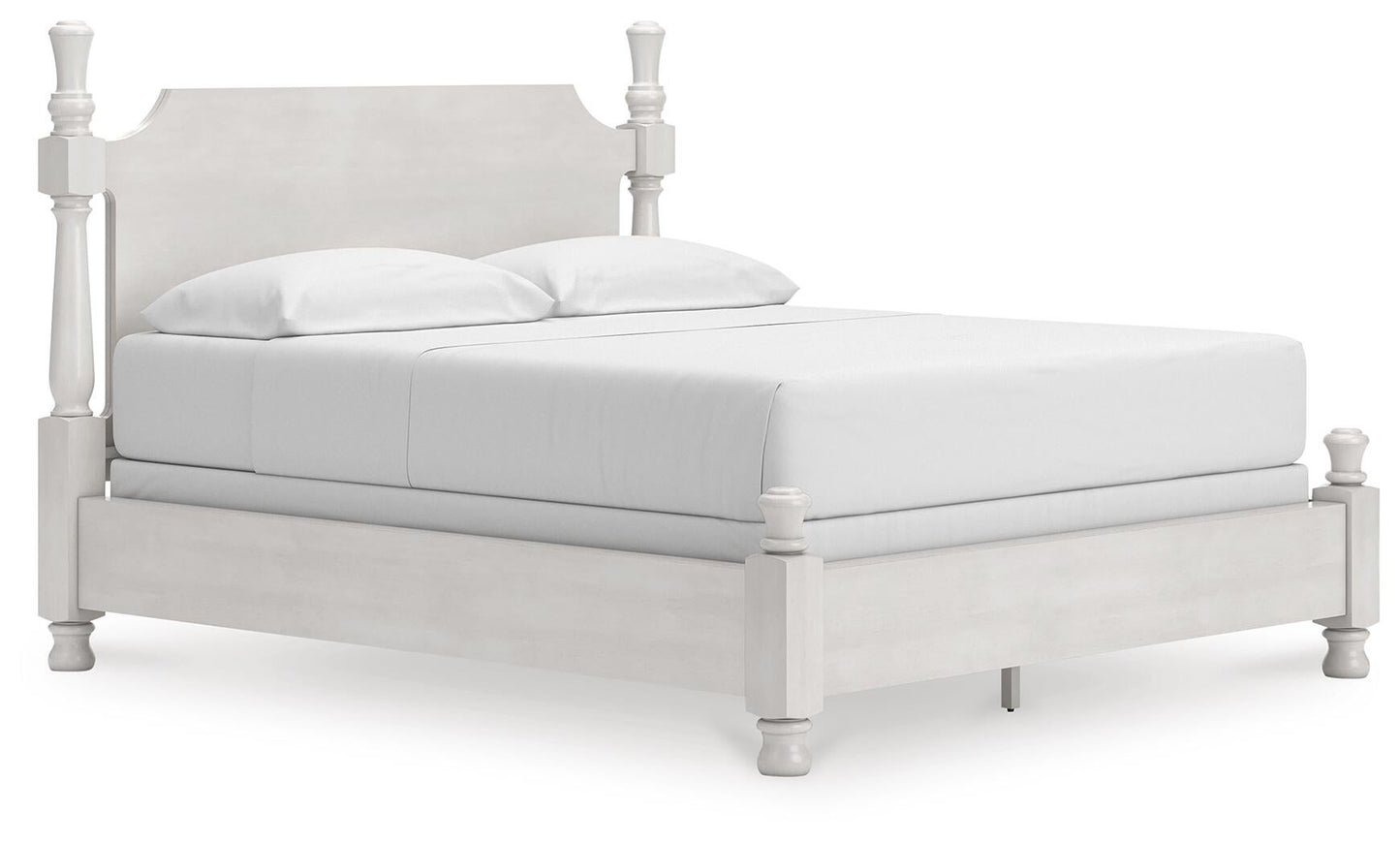 Rowlenstown California  Poster Bed, Dresser, Mirror And Nightstand