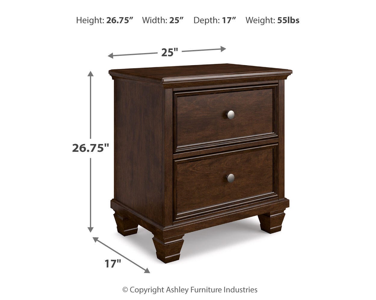 Danabrin  Panel Storage Bed, Dresser, Mirror And Nightstand