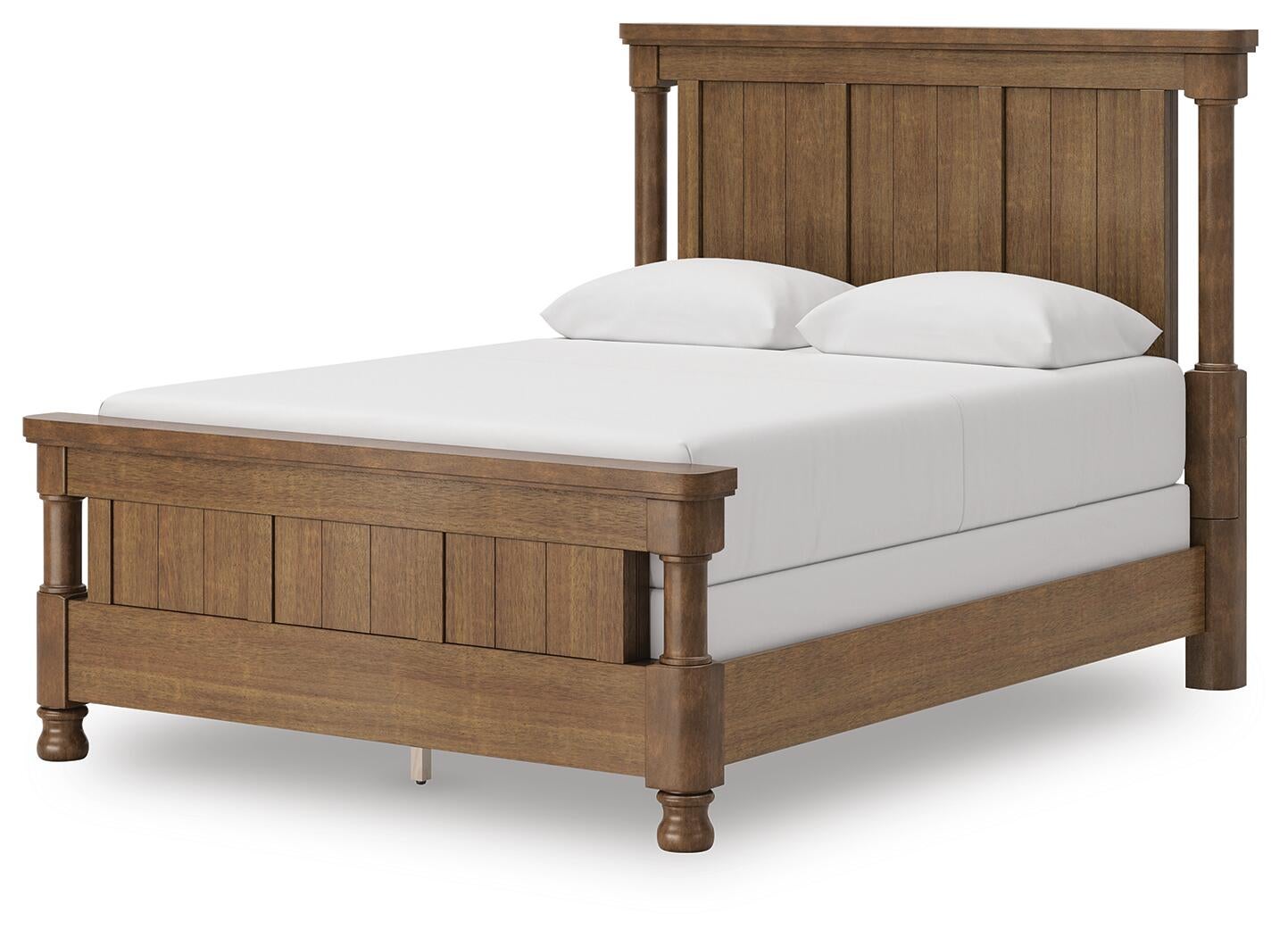 Rowlenstown  Poster Bed With Mirrored Dresser