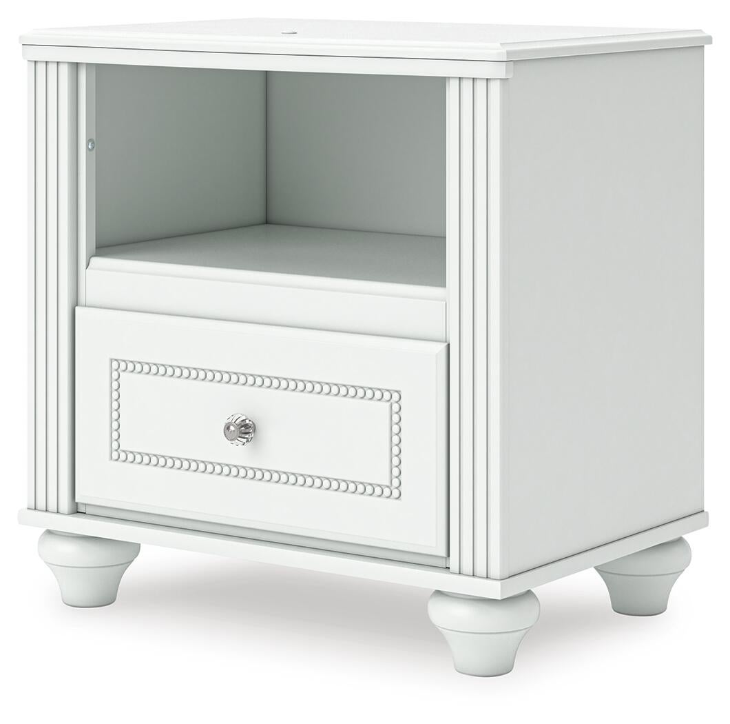 Kozlani  Upholstered Panel Storage Bed, Dresser, Mirror And Nightstand