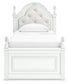 Kozlani  Upholstered Panel Storage Bed, Dresser, Mirror And Nightstand