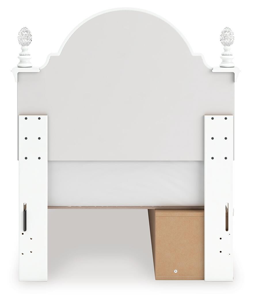 Kozlani  Upholstered Panel Storage Bed, Dresser, Mirror And Nightstand