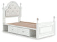 Kozlani  Upholstered Panel Storage Bed, Dresser, Mirror And Nightstand