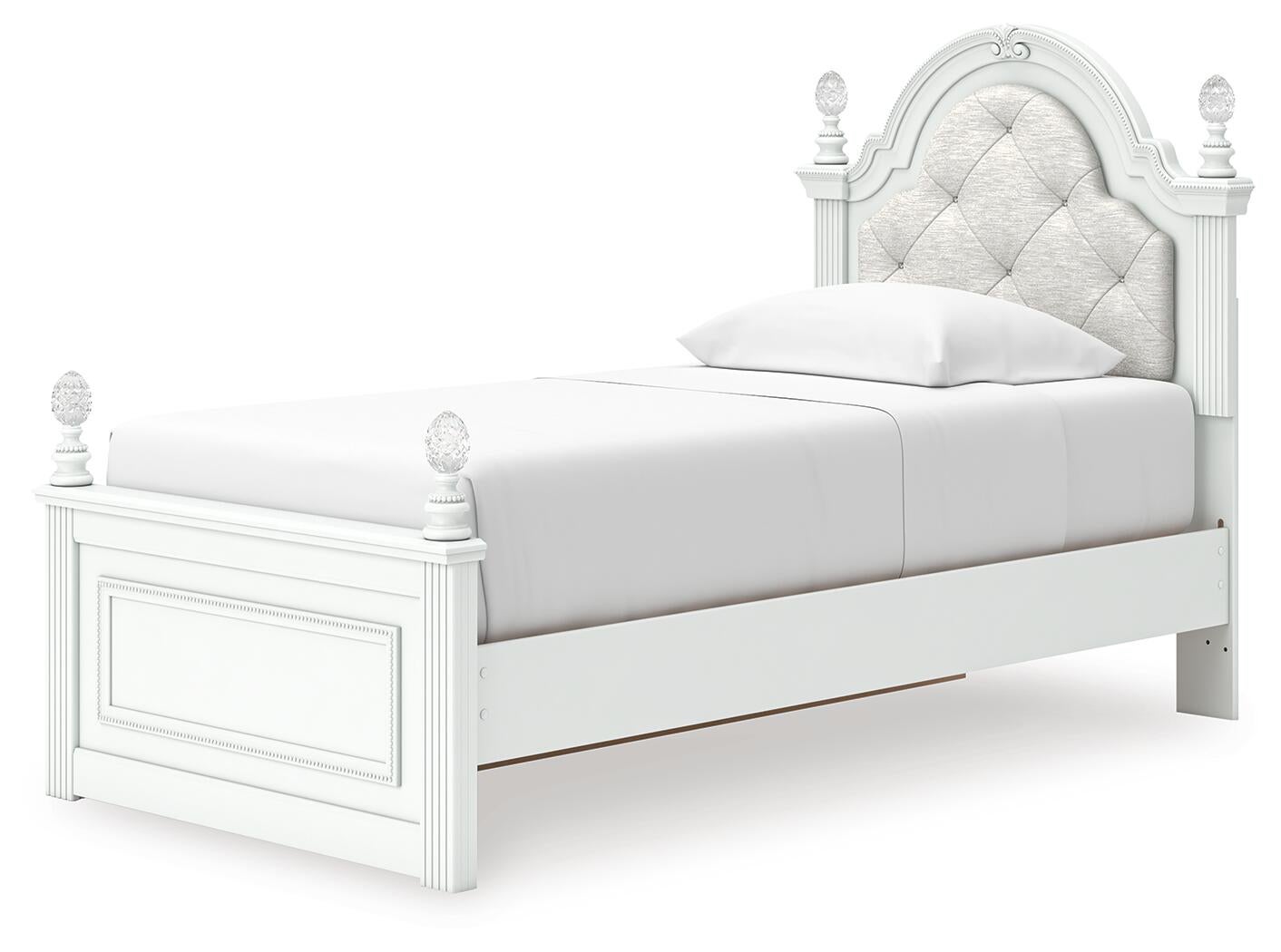 Kozlani  Upholstered Panel Storage Bed, Dresser, Mirror And Nightstand