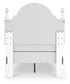 Kozlani  Upholstered Panel Bed, Dresser, Mirror And Nightstand