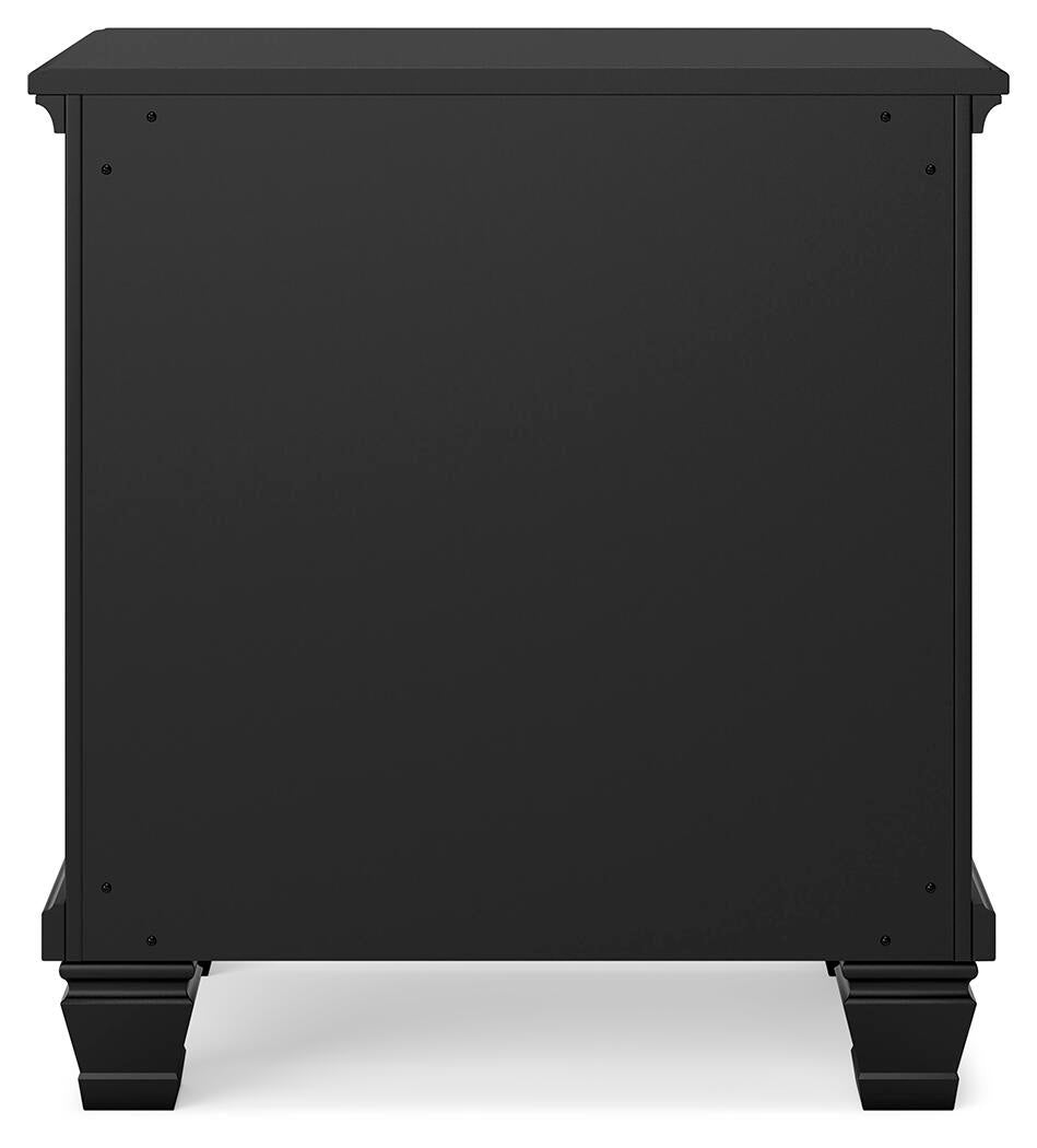 Lanolee  Panel Storage Bed, Dresser, Mirror And Nightstand
