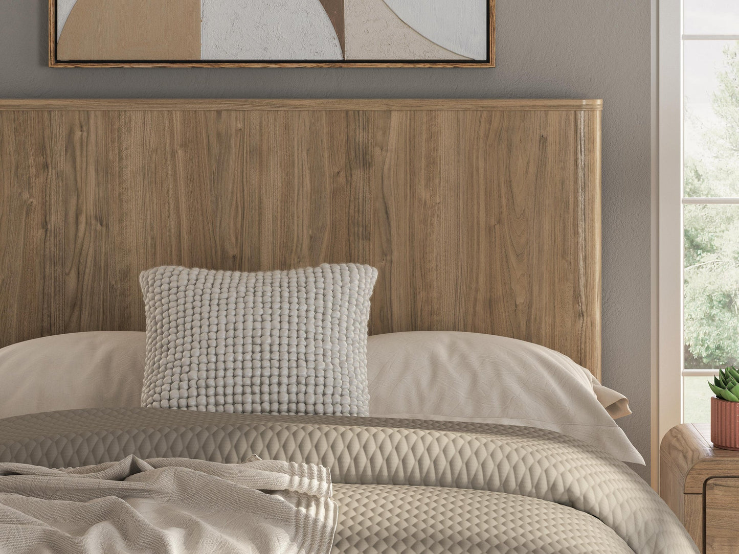 Gramburg  Panel Platform Bed