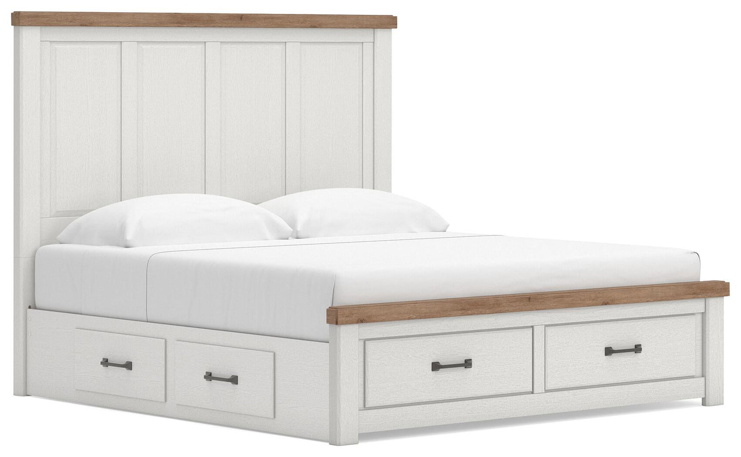 Savonport  Panel Storage Bed. Dresser, Mirror And Nightstand